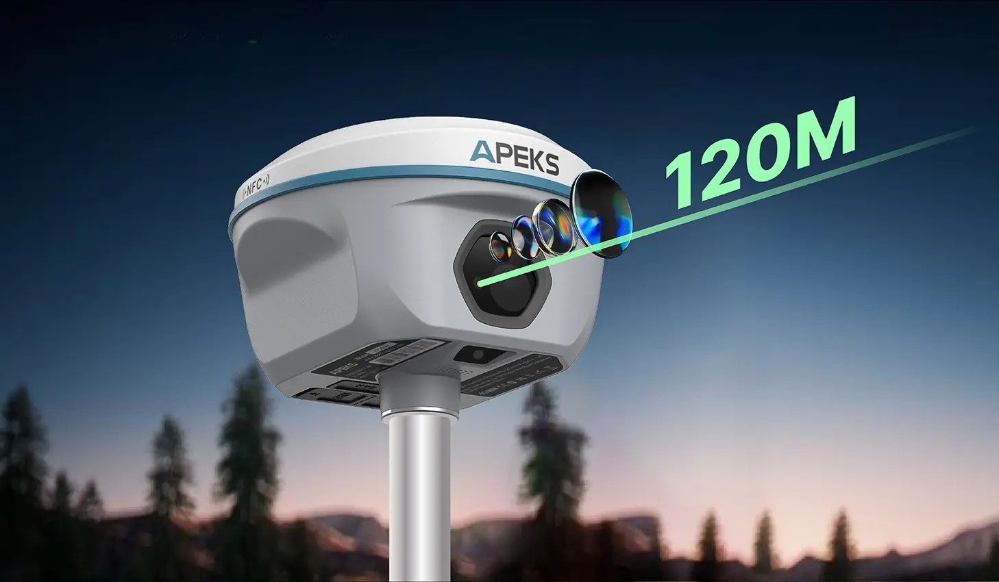 APEKS AP40 Laser+ RTK — 120M Laser