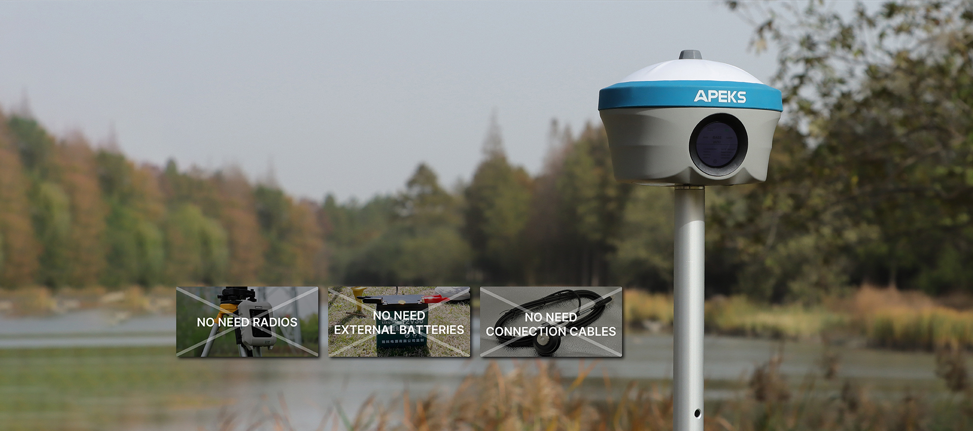 APEKS Max5 Base GNSS Receiver — Integrated rugged