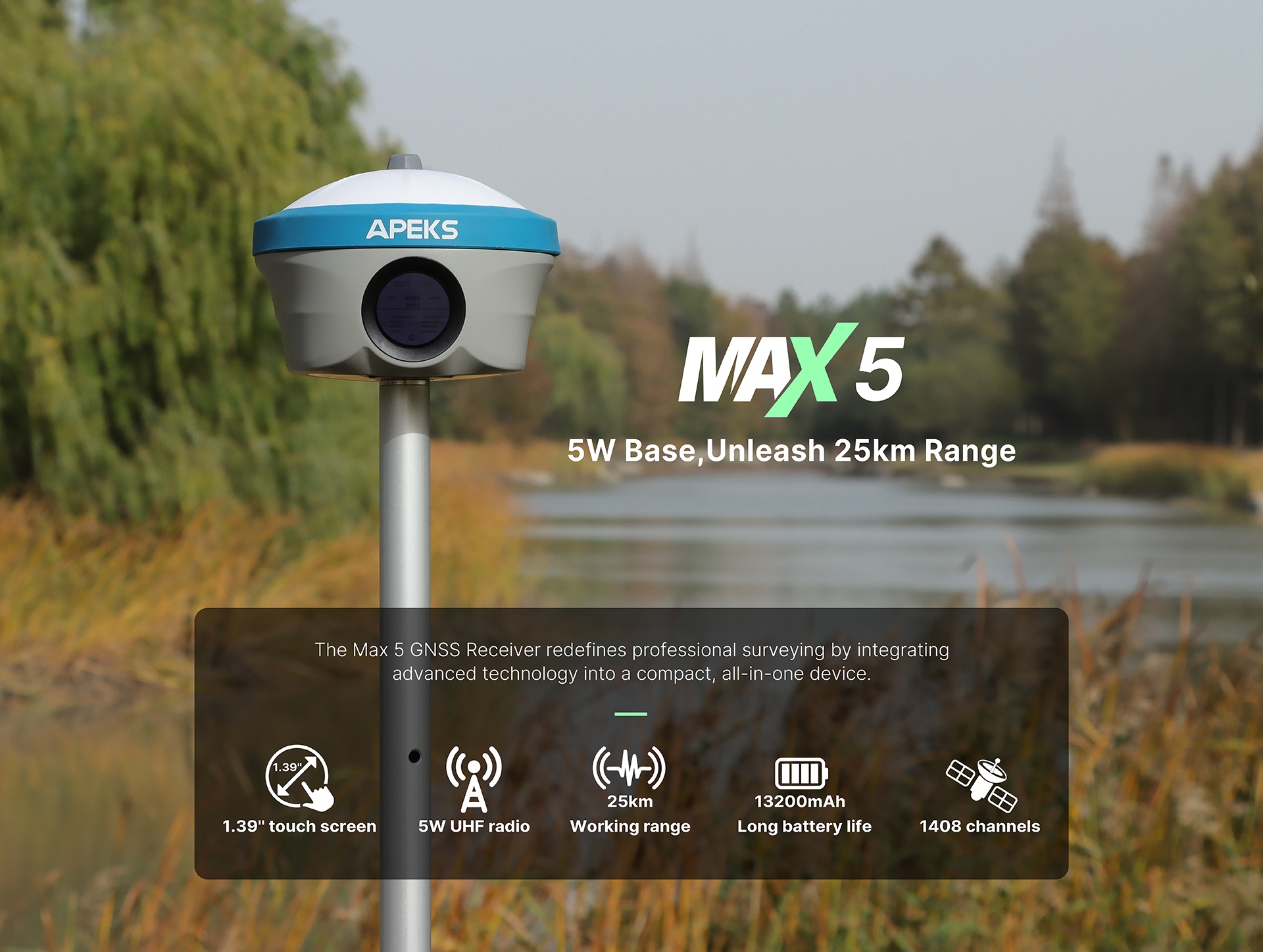 APEKS Max5 Base GNSS Receiver